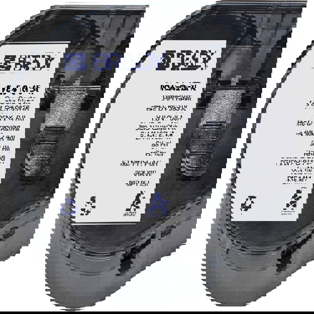 Labels, Ribbons & Tapes; Application: Label Printer Cartridge ; Type: Label Printer Cartridge ; Color Family: Orange ; Color: Black on Orange, White ; Number Of Labels Per Roll: 260 ; For Use With: BMP51; BMP53; M511